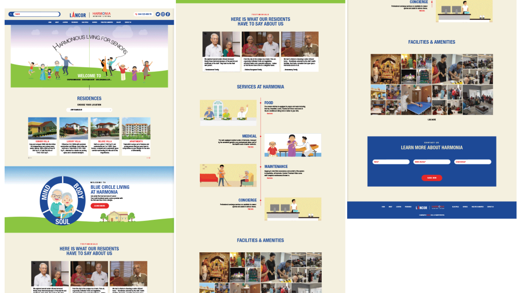 Harmonia Website Ui UX