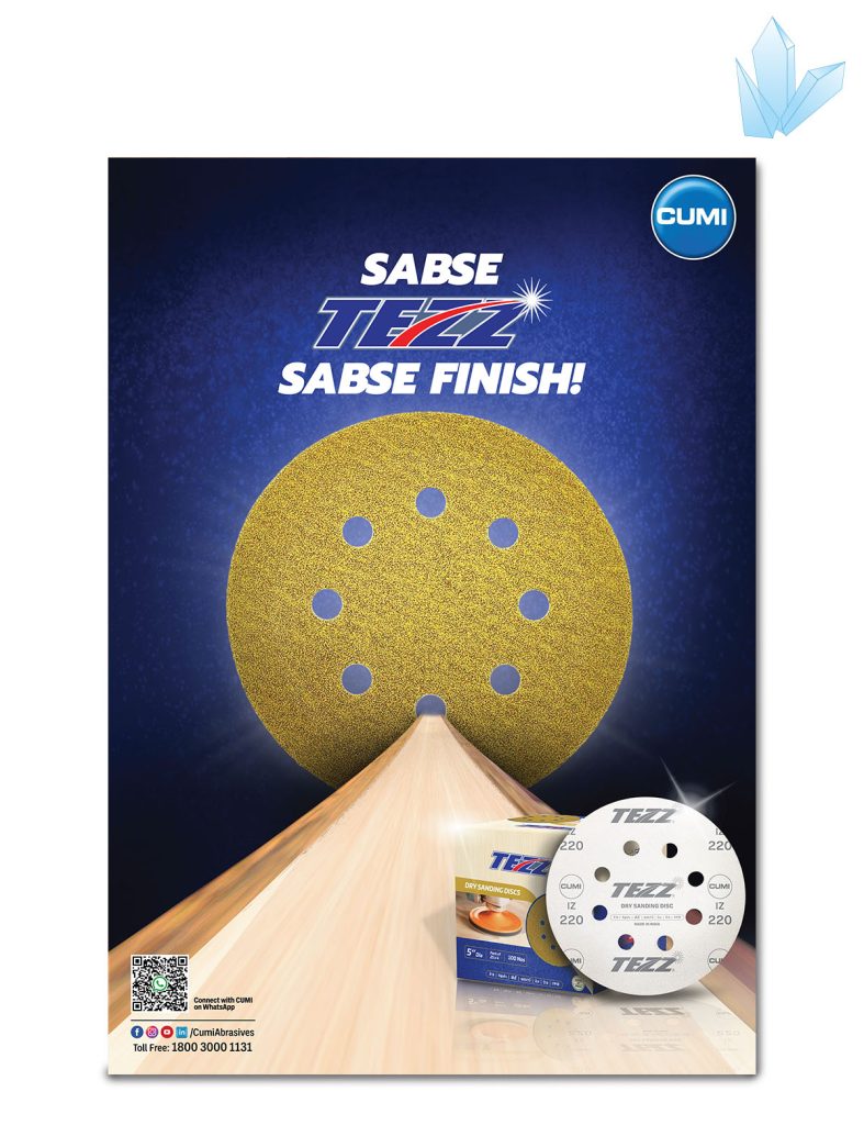 Tezz wood sanding disc – Poster
